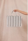 BREEZE TOTE BAG - cocoa stri